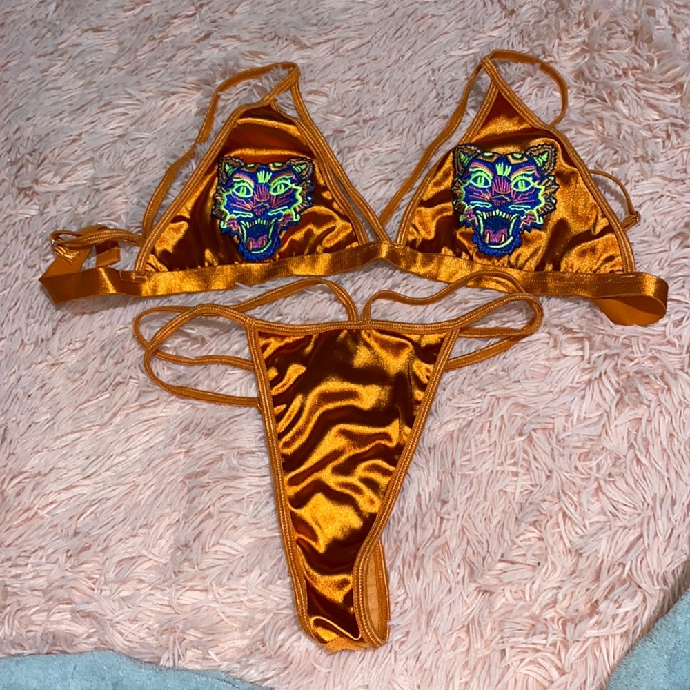 tiger lingerie set